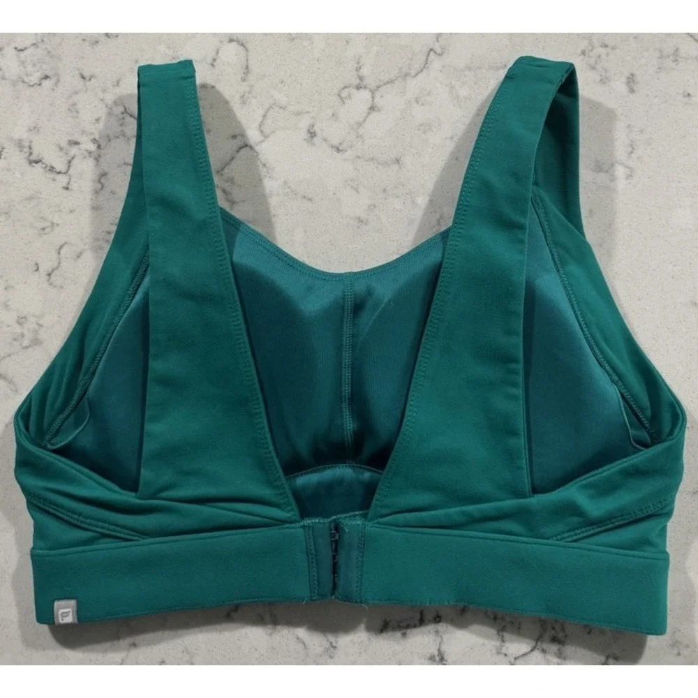 Fabletics Rae High Support Sports‎ Bra Womens Small Green Gym Yoga Performance